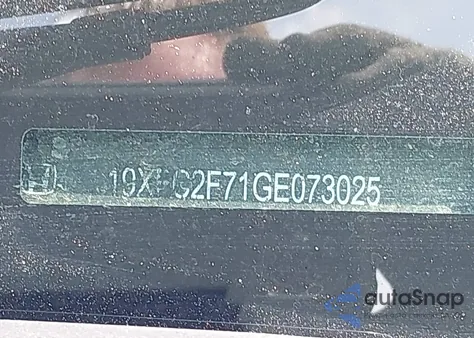 2016 Honda Civic Ex from USA, damaged, VIN 19XFC2F71GE073025